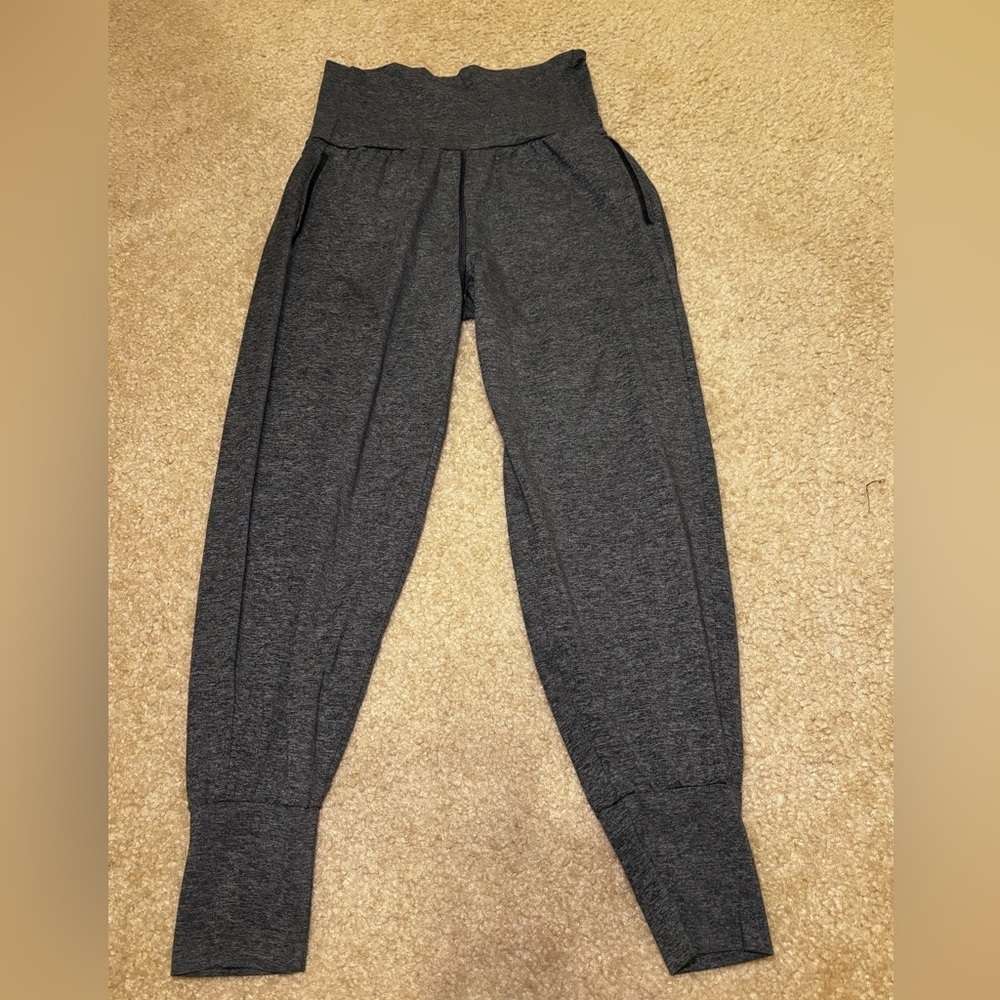 aerie Heather Charcoal Gray Jogger Pants Size Small